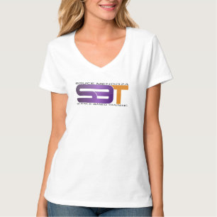 T-shirt Le V-Cou nano de Bruce