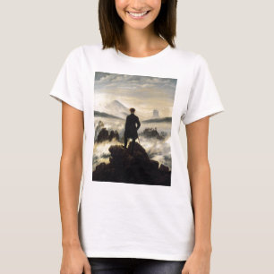 T-shirt Le vagabond au-dessus de la mer du brouillard