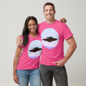 T-shirt Le vaisseau spatial futuriste (Unisexe)