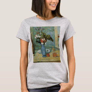 T-shirt Le Vase Bleu (Fleurs et Fruits) par Paul Cezanne