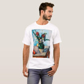 T-shirt Le Vase des Tulipes, Paul Cezanne (Devant entier)