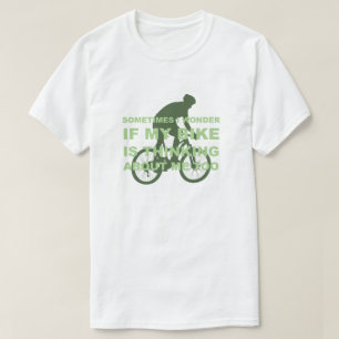 T-shirt Le vélo de recyclage drôle pense au vert imitati
