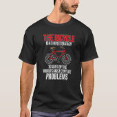 T-shirt Le Vélo Est Une Solution Vélo vélo vélo équitation (Devant)