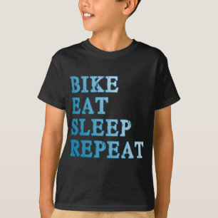 T-shirt Le vélo, mangent, dorment, répètent des produit
