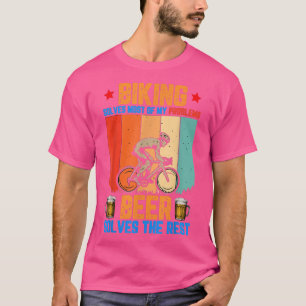T-shirt Le Vélo Résout La Plupart De Mes Problèmes Bière B