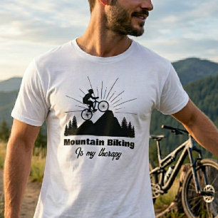 T-shirt Le Vélo Tout Terrain Est Ma Thérapie