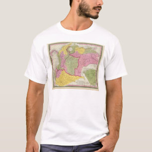 T-shirt Le Venezuela, le nouveau Grenada et l'Equador