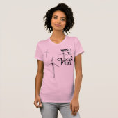 T-shirt le vent est un carburant propre (Devant entier)