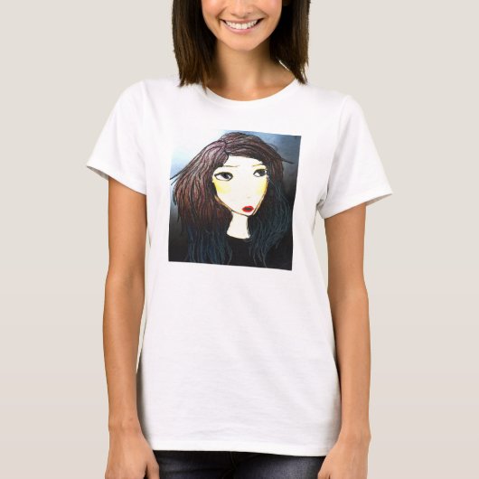 T-shirt Le vent giflé de gardent le changement (Devant)