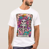 T-shirt Le ver de livre (Devant)