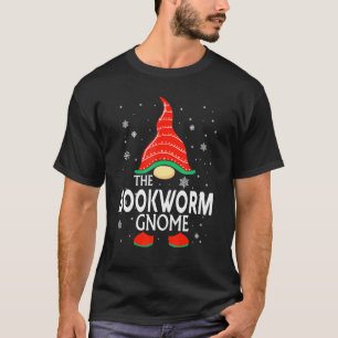 T-shirt Le ver de livre Gnome Family Christmas Pyjama Book