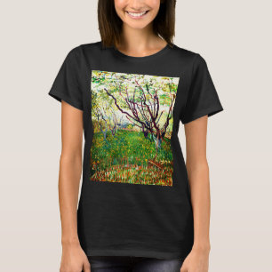 T-shirt Le verger à fleurs (1888) par Vincent Van Gogh