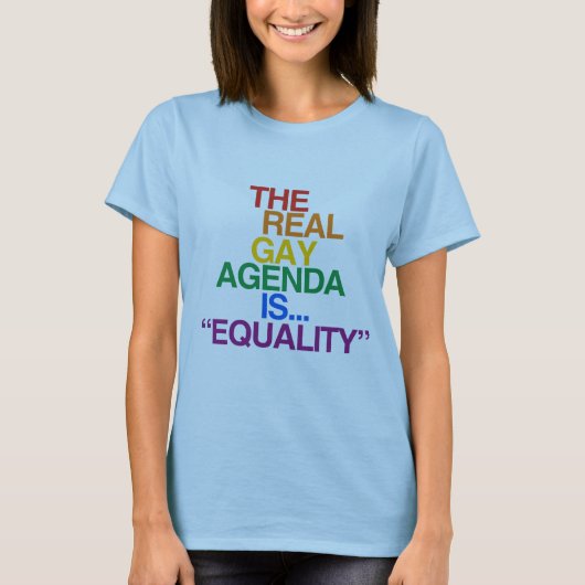 T-SHIRT LE VÉRITABLE PROGRAMME GAY (Devant)