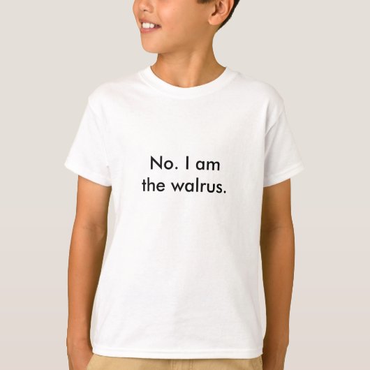 T-shirt Le Véritable Walrus (Devant)