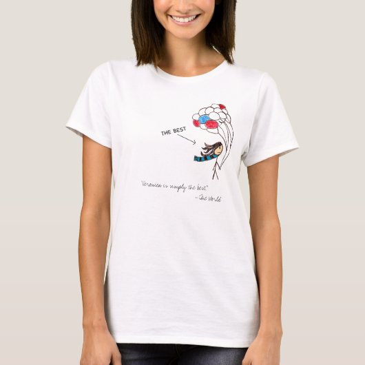 T-shirt Le Veronica est simplement le meilleur…. (Devant)