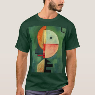 T-shirt Le vert de la peinture Abstraite montante de Kandi