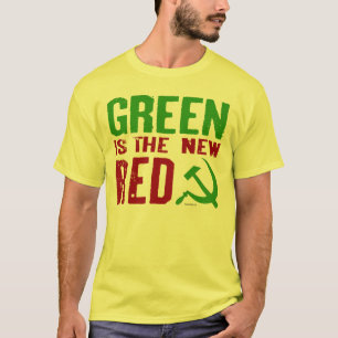T-shirt Le vert est les nouvelles chemises rouges