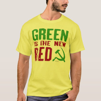 T-shirt Le vert est les nouvelles chemises rouges