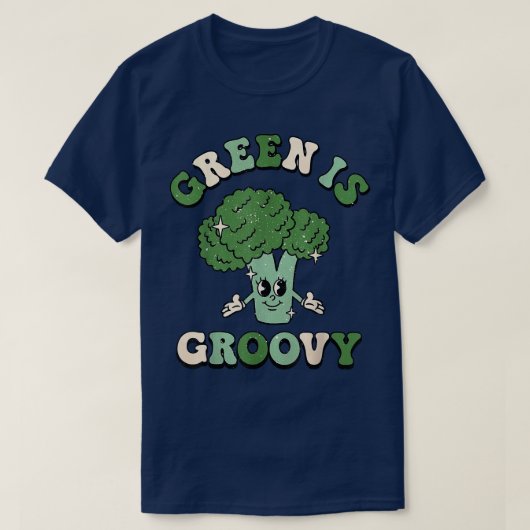 T-shirt Le vert est Super Brocoli Vegan Vibes (Design devant)