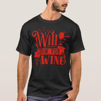 T-shirt Le Vin Cuisinera Pour Le Cadeau Vin Pour Les Amate