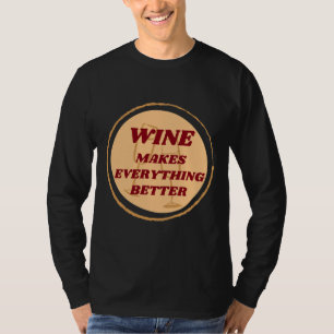 T-shirt Le Vin Fait Tout Mieux Badge