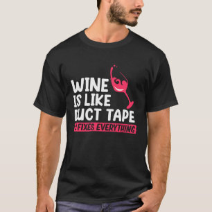 T-shirt Le Vin Fixe Tout Boire Boire Dit Gr