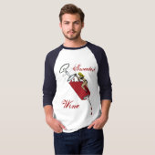 T-shirt Le vin le plus de liqueur (Devant entier)