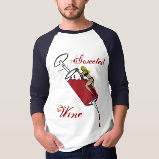 T-shirt Le vin le plus de liqueur (Devant)