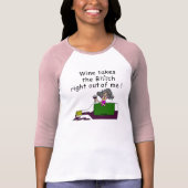 T-shirt Le vin m'adoucit (Devant)