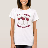 Le Vin Rouge Me Convient Fine Amusante Merlot Vin