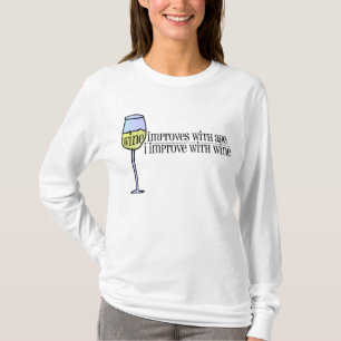 T-shirt Le vin s'améliore…