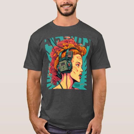 T-shirt Le vintage musical des années 90 (Devant)