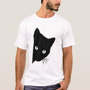 T-shirt Le visage de Chat Noir qui pend, le regard d'un Bo