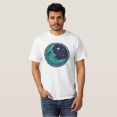 T-shirt Le Visage De L'Homme Dans La Lune (Devant entier)