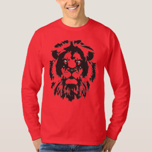 T-shirt Le visage de lion, je vous regarde. Tatouage à t