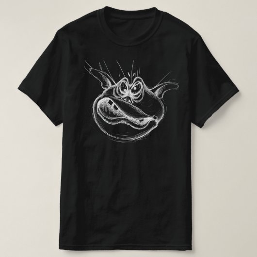 T-shirt Le visage du monstre (Design devant)