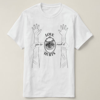 T-shirt Le visage en colère de ton chat en chemise