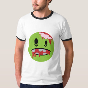 T-shirt Le visage heureux de zombi