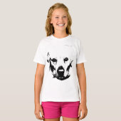 T-shirt Le visage honnête (Devant entier)
