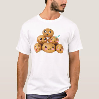 T-shirt Le visage mou de la pomme de terre