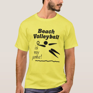 T-shirt Le volley-ball de plage est mon jeu !