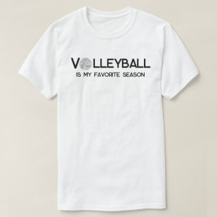 T-shirt Le volleyball est ma saison préférée