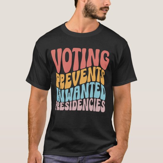 T-shirt Le Vote Empêche La Chemise Sur Les Présidences Ind (Devant)
