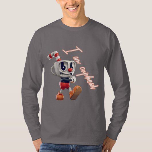 T-shirt Le voyage Animé de Cuphead (Devant)
