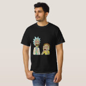 T-shirt Le voyage euphorique de Rick et Morty (Devant entier)