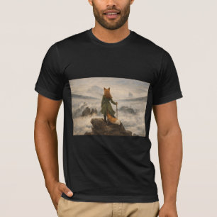 T-shirt Le Voyageur contemplant une mer de nuages