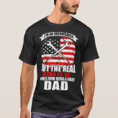 T-shirt Le vrai héros de serrurier vient dans moi étant (Devant)