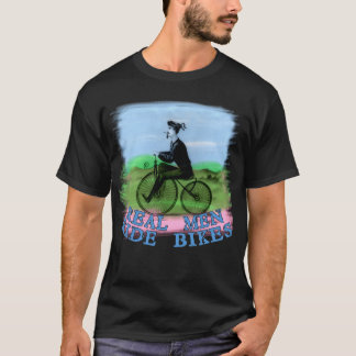 T-shirt Le vrai tour d'hommes fait du vélo des produits