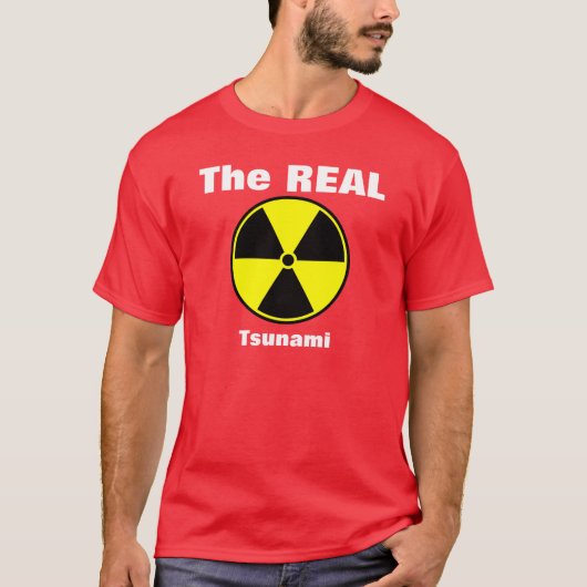 T-shirt Le vrai tsunami (Devant)
