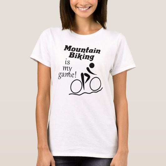 T-shirt Le VTT est mon jeu ! Femmes (Devant)